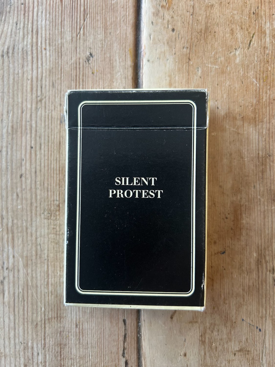 SILENT PROTEST box front